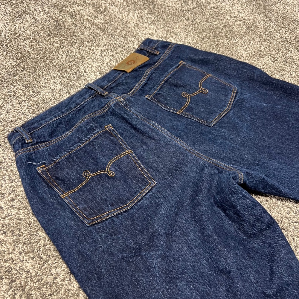 LRG Lifted Research Group Jeans Mens 38 Raw Indigo Denim Baggy Y2K Skater - Picture 9 of 10